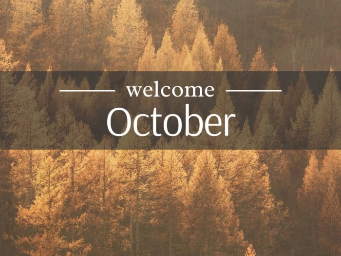 1 welcome october