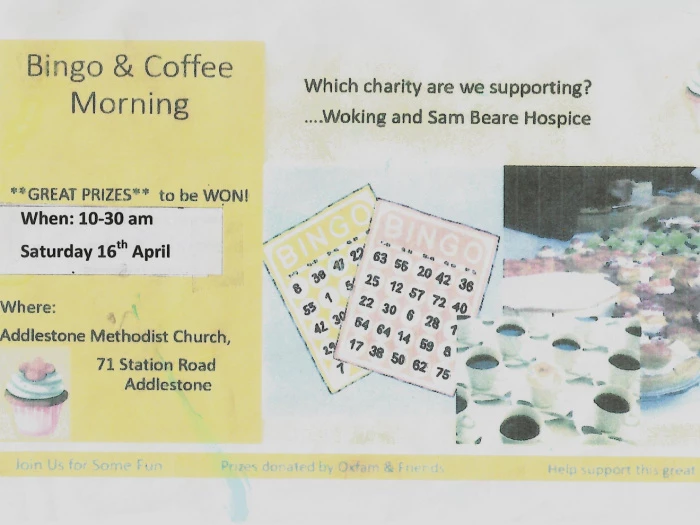16 march fun bingo  coffee morning