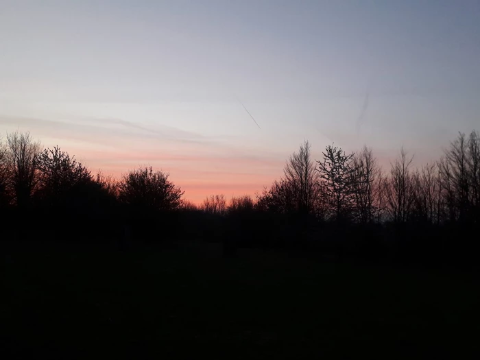 20220417 easter day sunrise red sky