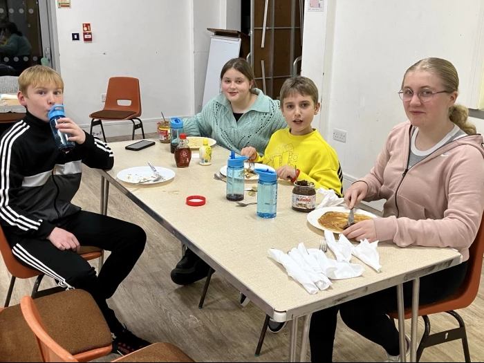 2024  lenten pancakemaking at god squad