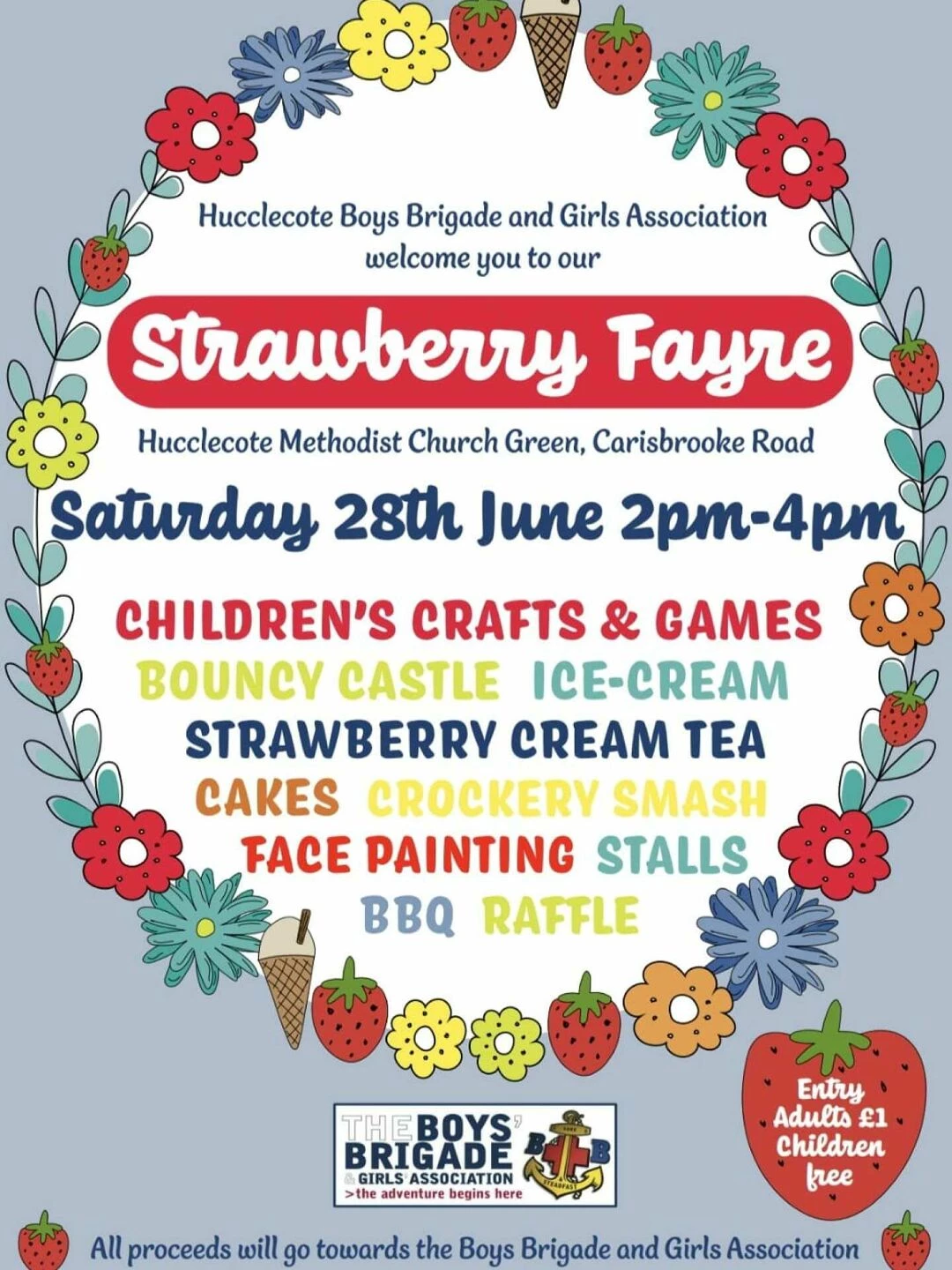 2025 strawb fayre poster