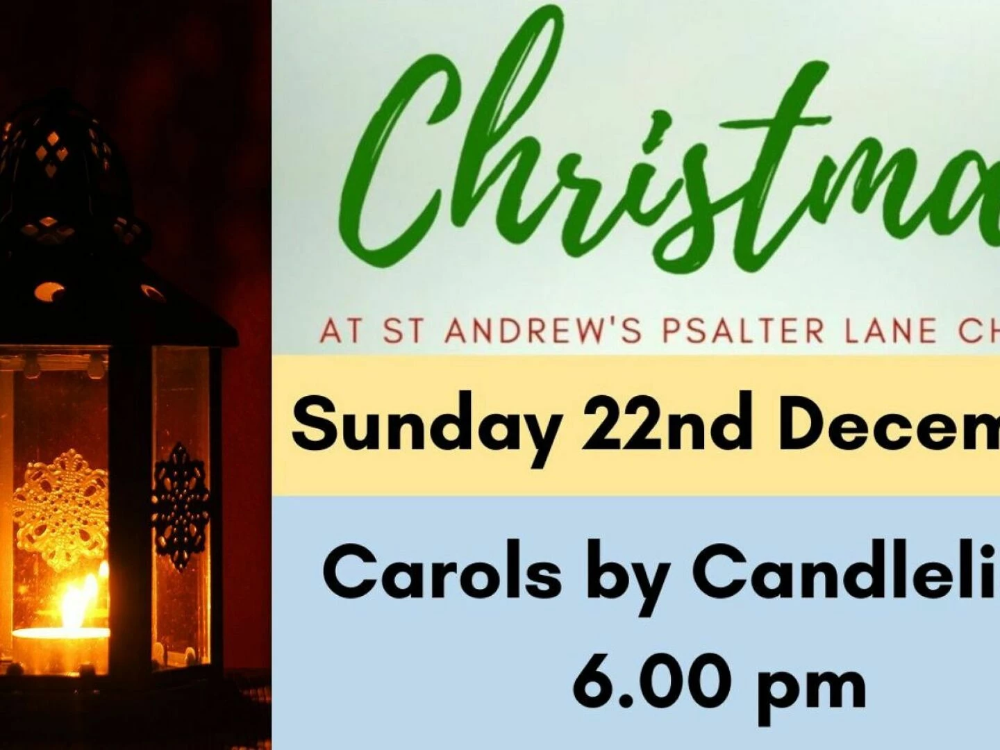 22nd december carols by candlelight tw