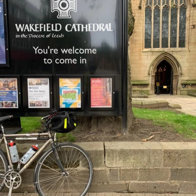 23 may  outside wakefield cathedral