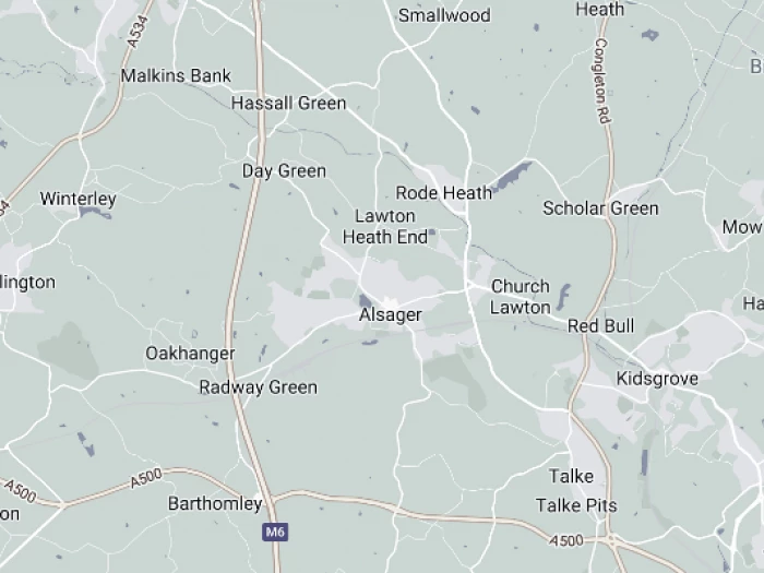 Map showing the location of Cheshire South Methodist Circuit