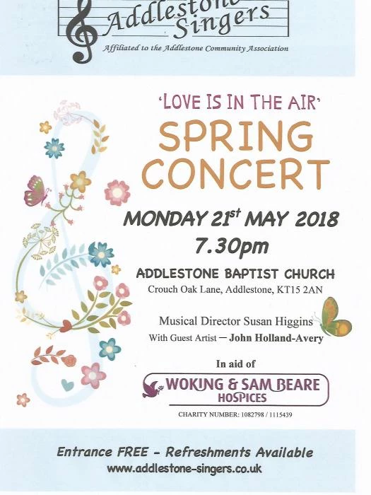 addlestone singers may18