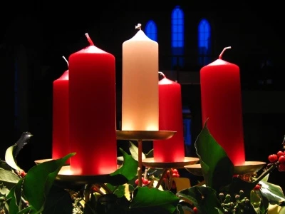 advent candles church