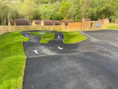 adventure parc snowdonia pump track turns