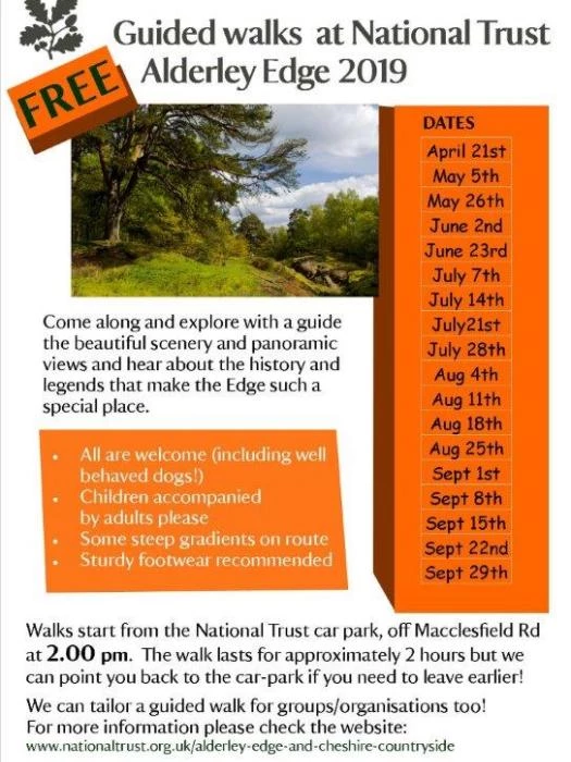 ae guided walks poster 2019