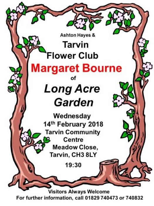 aht flower club poster feb 2018