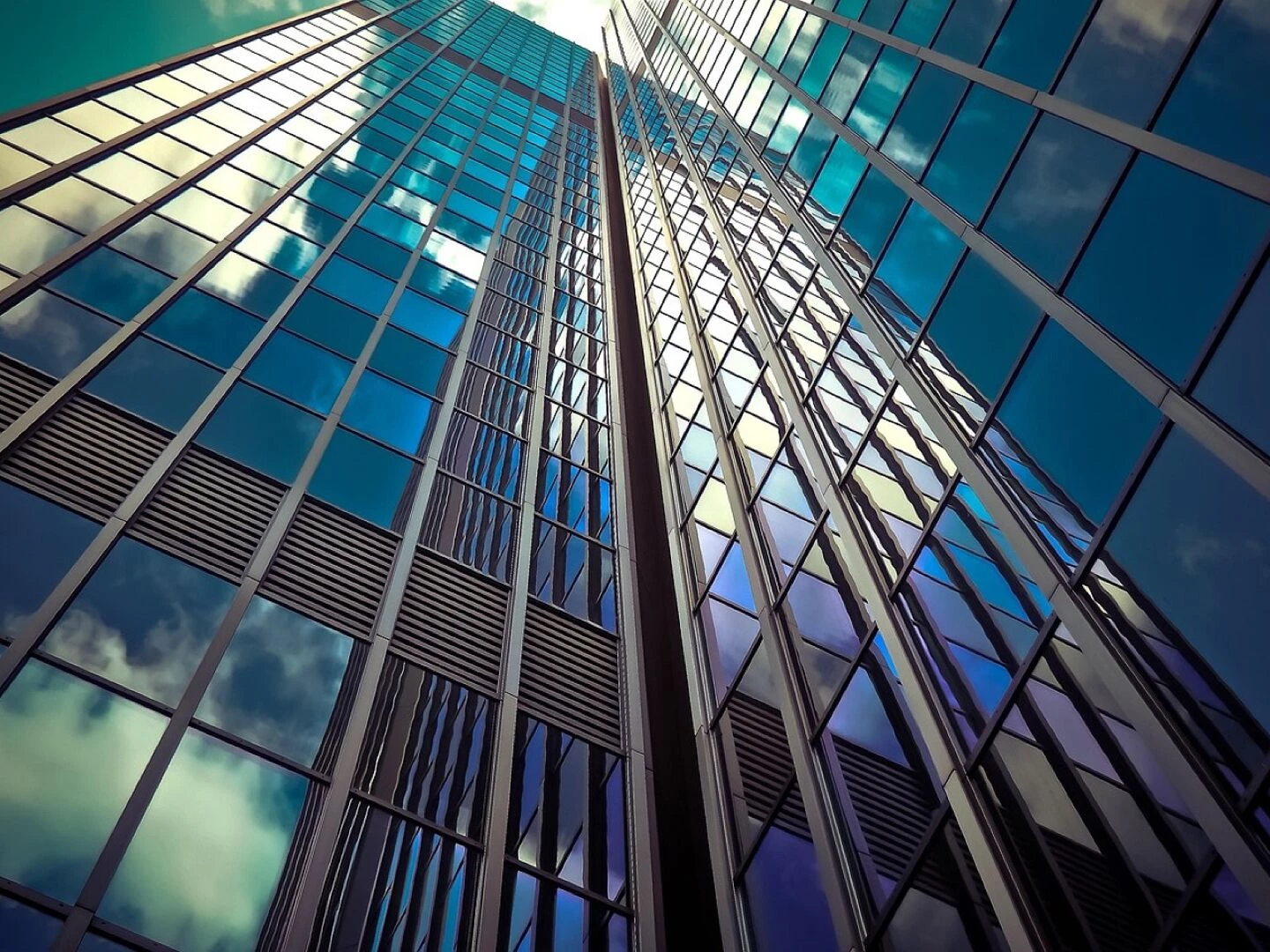 architecture skyscraper glass facades modern facade sky building dsseldorf city modern architecture glass modern building glass front windows glass windows reflection exterior perspective office building urban high downtown low angl