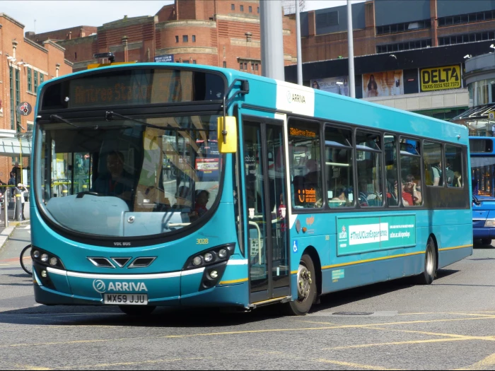 arriva bus cheshire west and chester bus