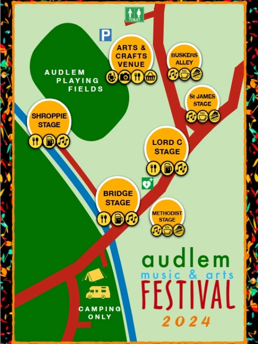 audlem 2024 festival map