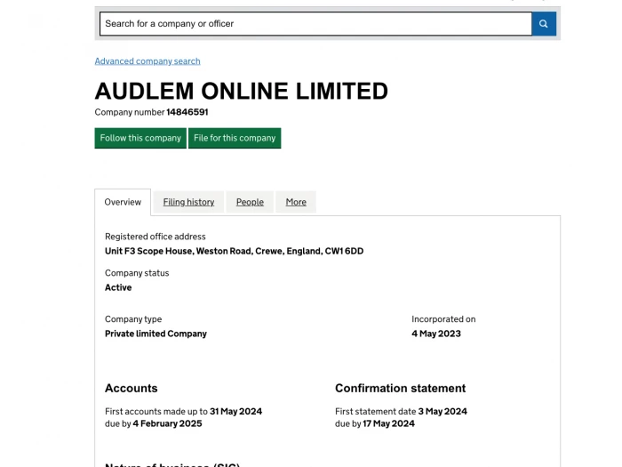 audlem online ltd