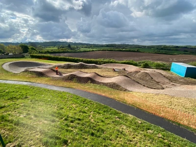 audley pump track build