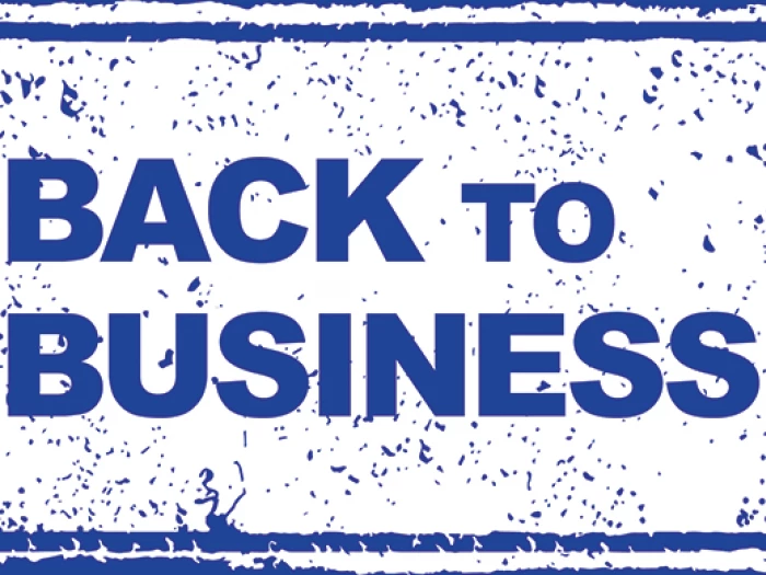 back to business