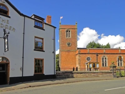 badger and church