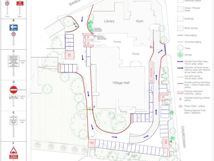 banks park oneway system