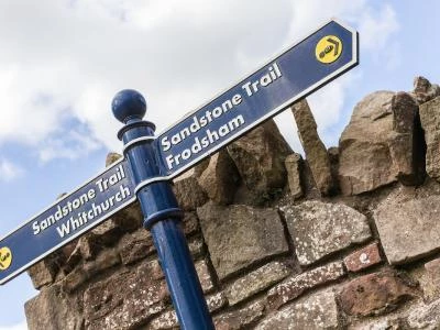 beeston castle   sandstone trail sign 2