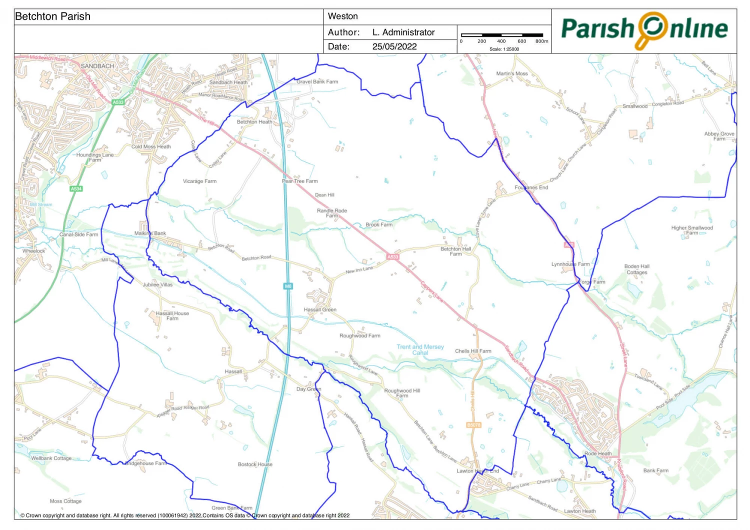 Betchton Parish Council Map L657674.webp