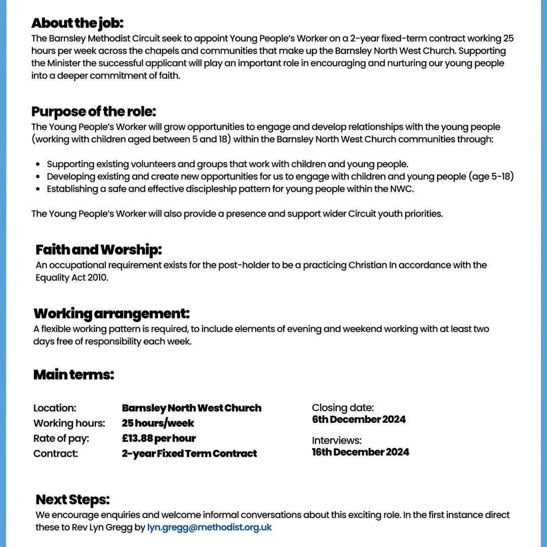 bmcyayoung persons worker