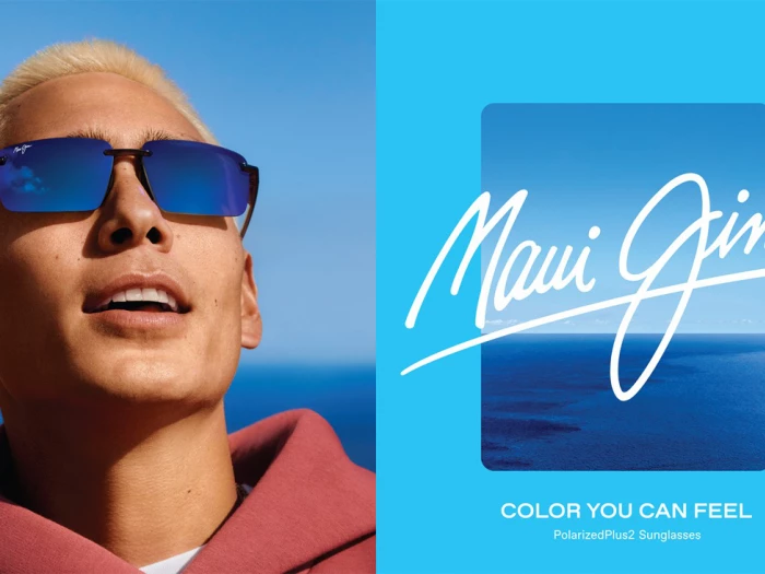 Advert for Maui Jim women's sunglasses