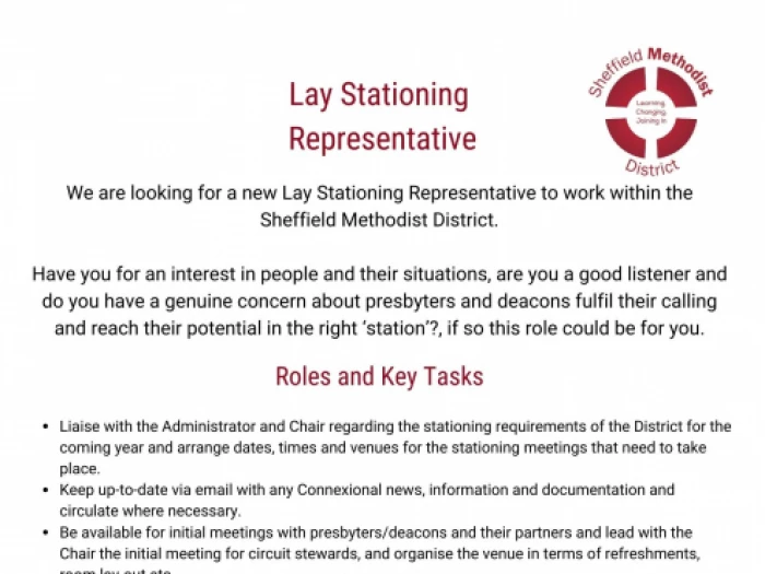 Lay Stationing Represenatative