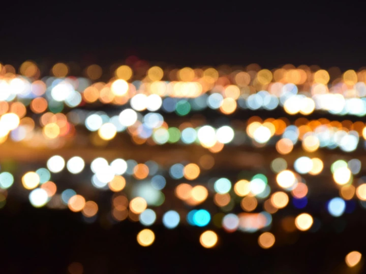 White and Yellow Bokeh Lights Digital Wallpaper