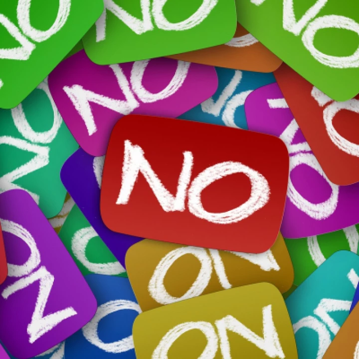 say no