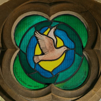 Coulson window with dove