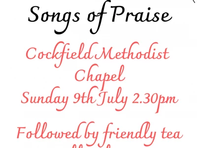 Cockfield Songs of Praise 9-7-2023