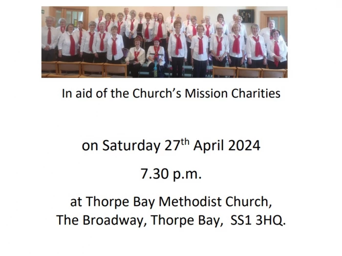 A Spring Charity Concert At Thorpe Bay Methodist