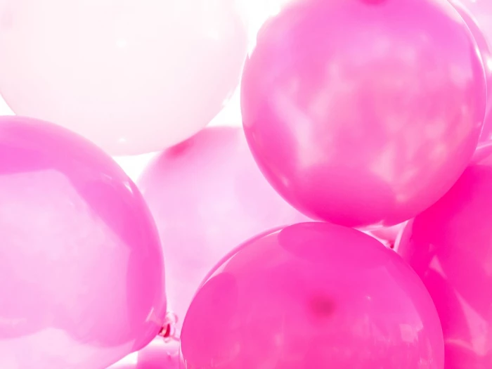 Pink, balloons, shiny