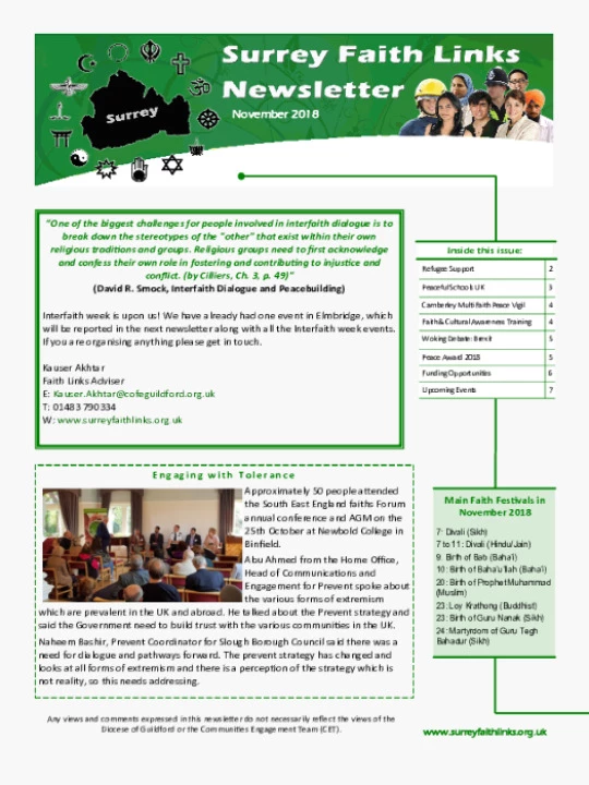 SFL Newsletter