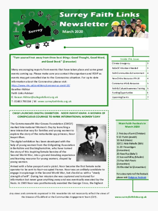 SFL Newsletter March 2020