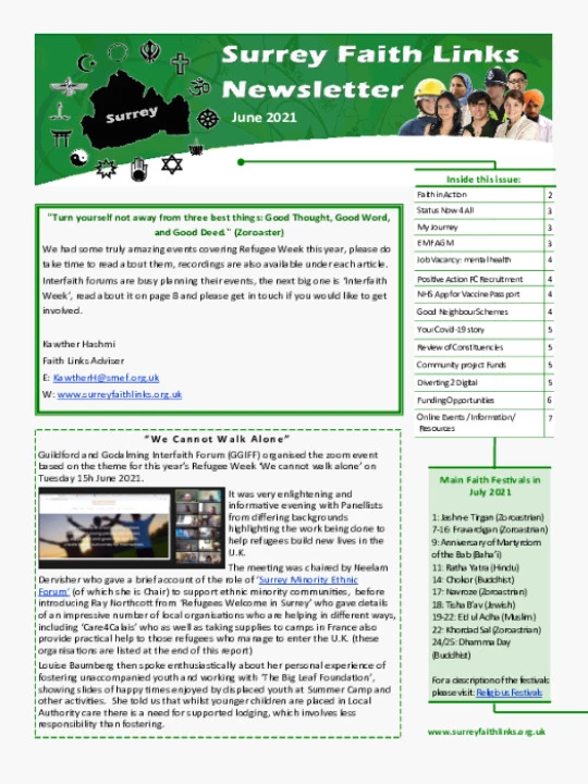 SFL Newsletter June 2021