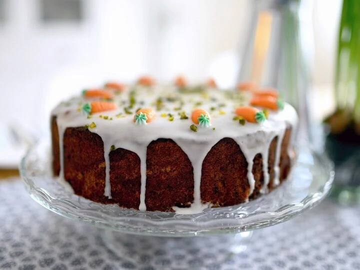 Cake, Carrot Cake, Cake Stand
