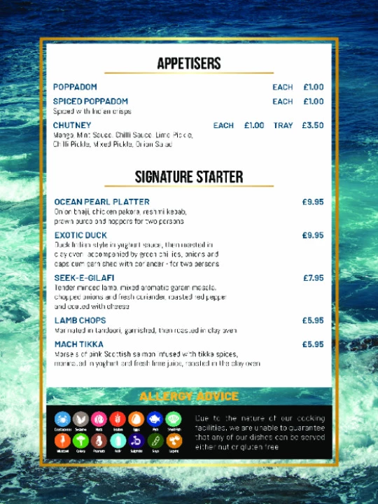 Full Menu