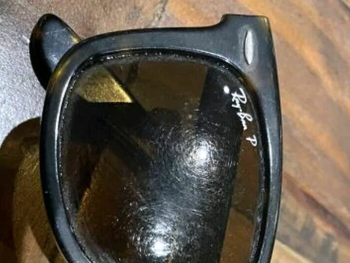 Damaged Rayban lens