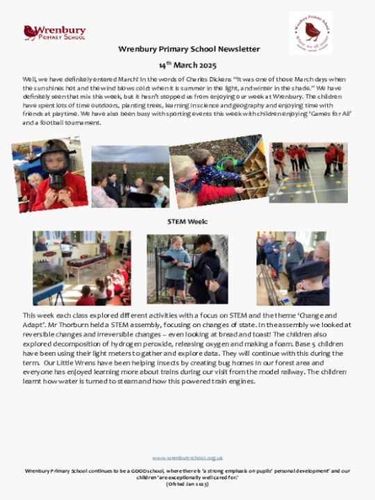 Wrenbury Newsletter