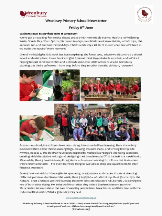 Wrenbury Newsletter