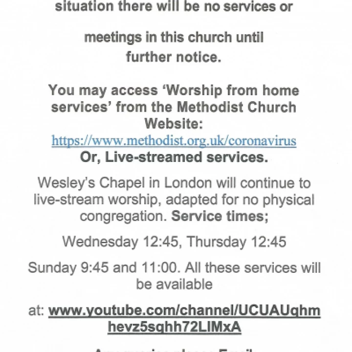 Church Notice April 2020