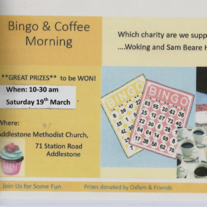 19 March Bingo & Coffee Morning – 2022
