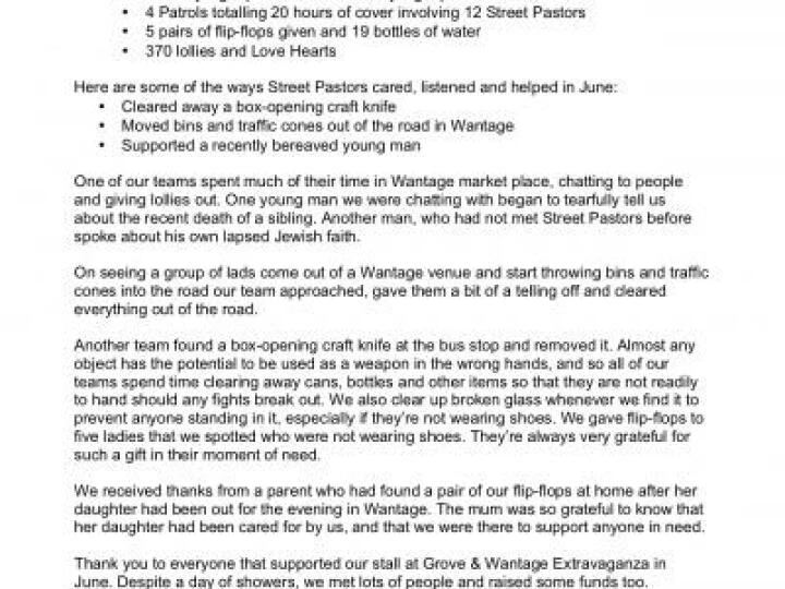 WGSP 06 2019 Report