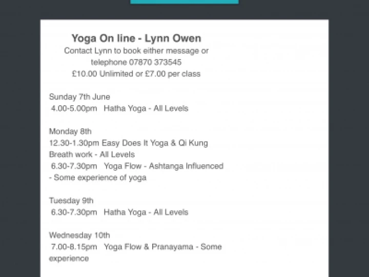 Yoga at The Studio