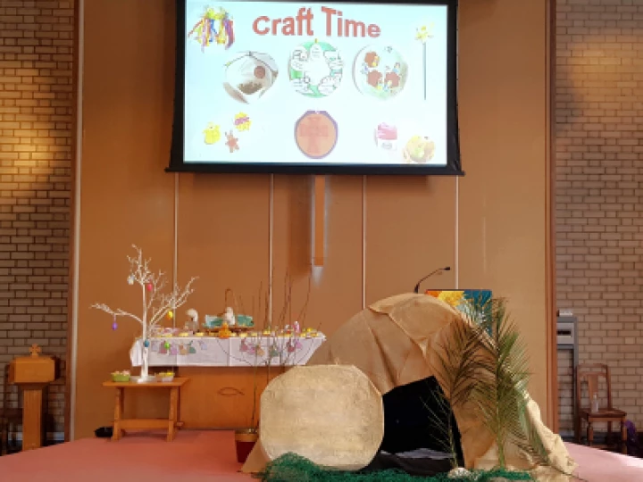 Easter altar