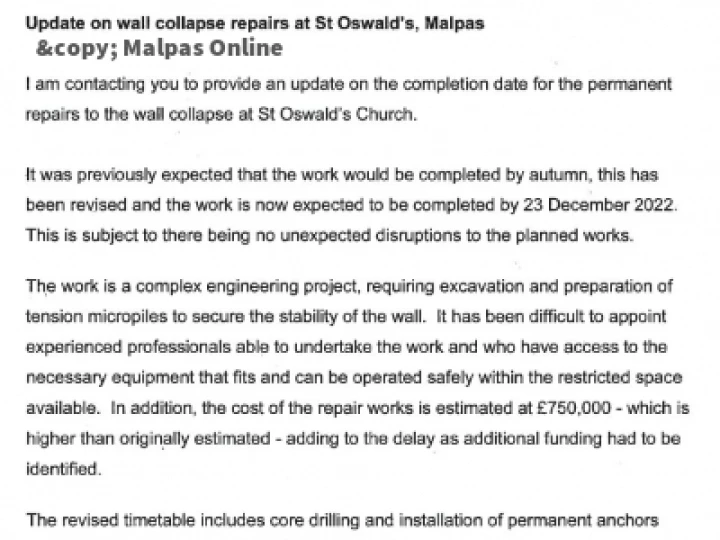 Church Wall update Oct 2022 1