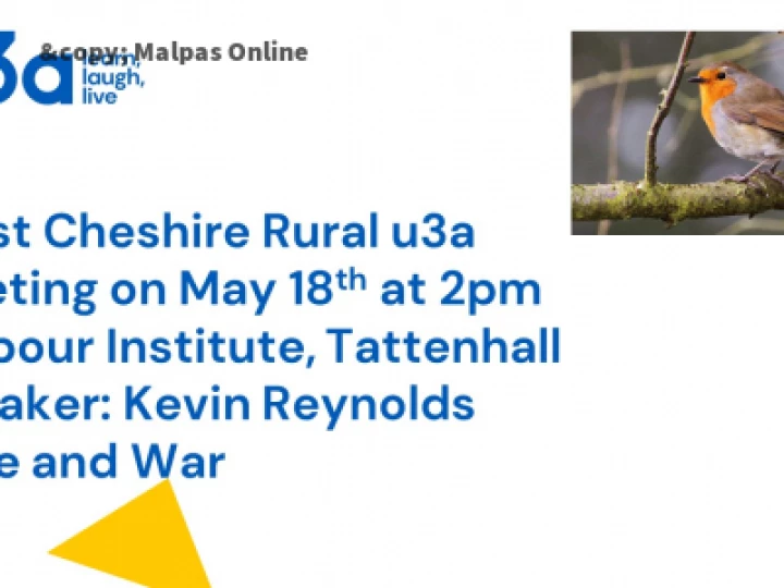 U3A May 2023 Poster