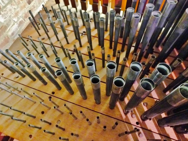 The open part of the Organ – known at the "Great" Organ"