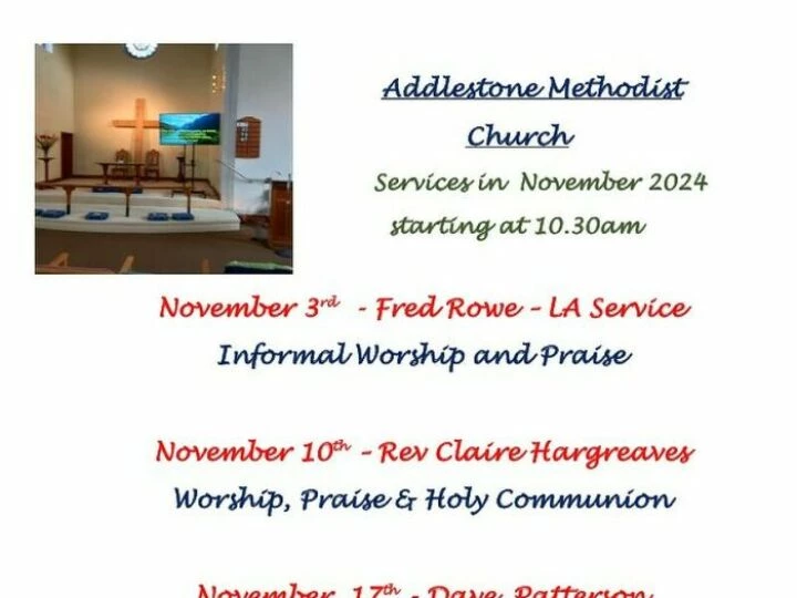 Sunday Services Nov 2024