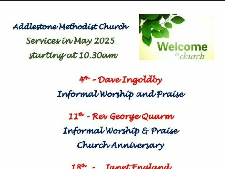 Sunday Services May 2025